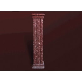 Плоская колонна с канелюрами из мрамора